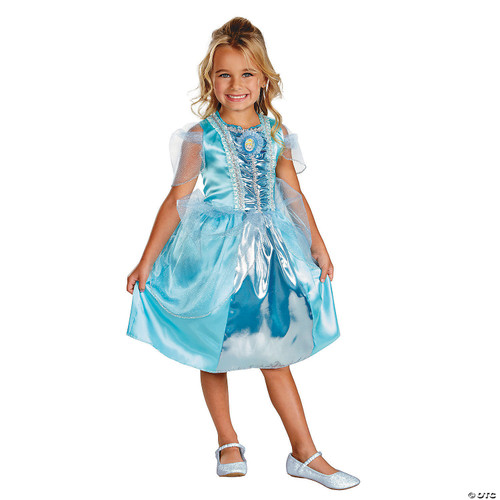 Girls Classic Sparkle Disney Princess Cinderella Costume - Medium
